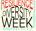 Diversity week logo says Resilience Week, Diversity Week